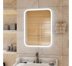 Зеркало Glamour LED с многофунк-циональной панелью